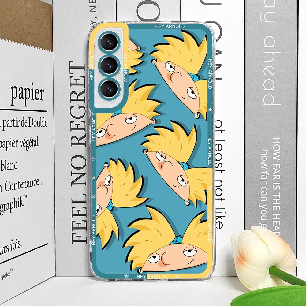 Чехол-бампер A_Arnolds Helga Мультяшный для Samsung Galaxy A55 A54 A53 A51 A70 A32 A31 A22 A13 A52 5G Прозрачный Мягкий Чехол-Кожура