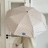 U-Shaped Handle Polka Dot Umbrella 8-Rib Manual Sun Umbrella Travel Rain Umbrella  Outdoor