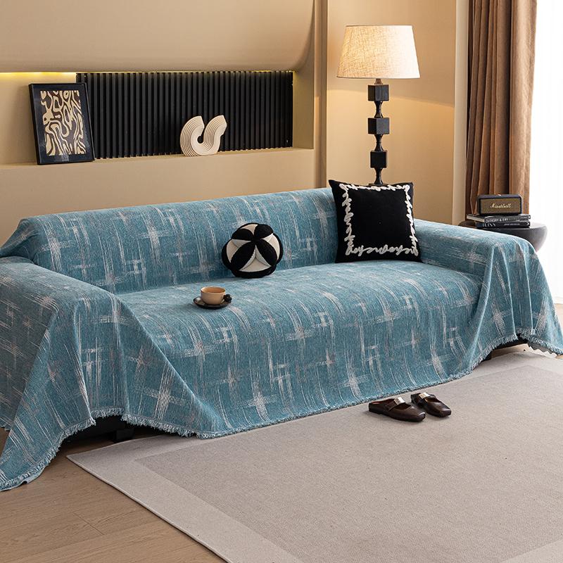 Чехол на диван с кисточками для дома, чехол-одеяло для диванов в гостиной, чехол на сиденье дивана, 3-местный диван, чехол-одеяло для дивана, бежевый