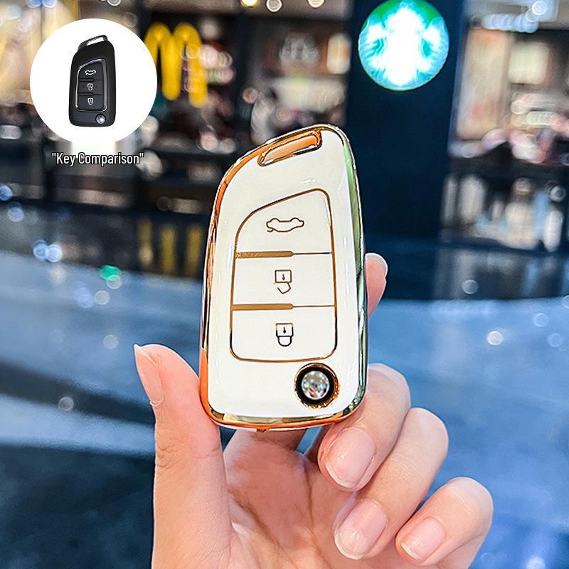 Stylish Key Case for Dongfeng Fengshen AX7, AX3, AX4, AX5, Fengdu MX5, A30 Car Models