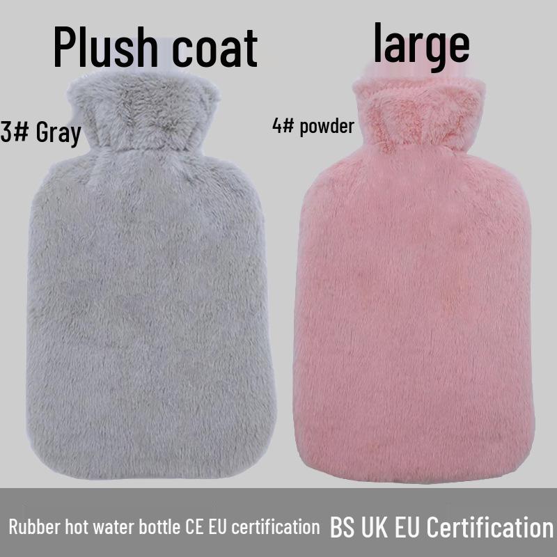 Old-Fashioned Rubber Hot Water Bottle for Stomach Warming