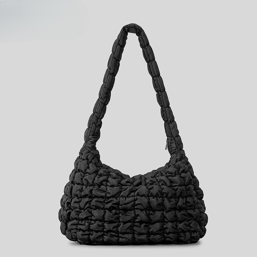 Сумка-тоут Clouds Pleated Crossbody женская, большая вместимость, легкая, сумка Diamond Dumpling, сумка Feather, стеганая сумка через плечо