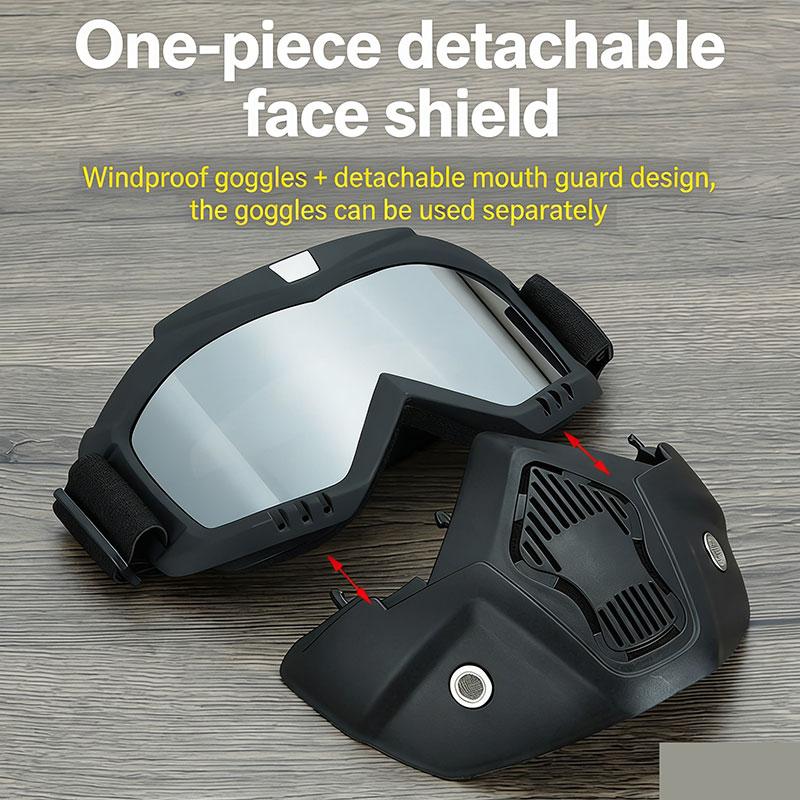New type Personalized Harley goggles face mask for Cycling ,Skiing or Fishing Removable Hood mask Face mask system