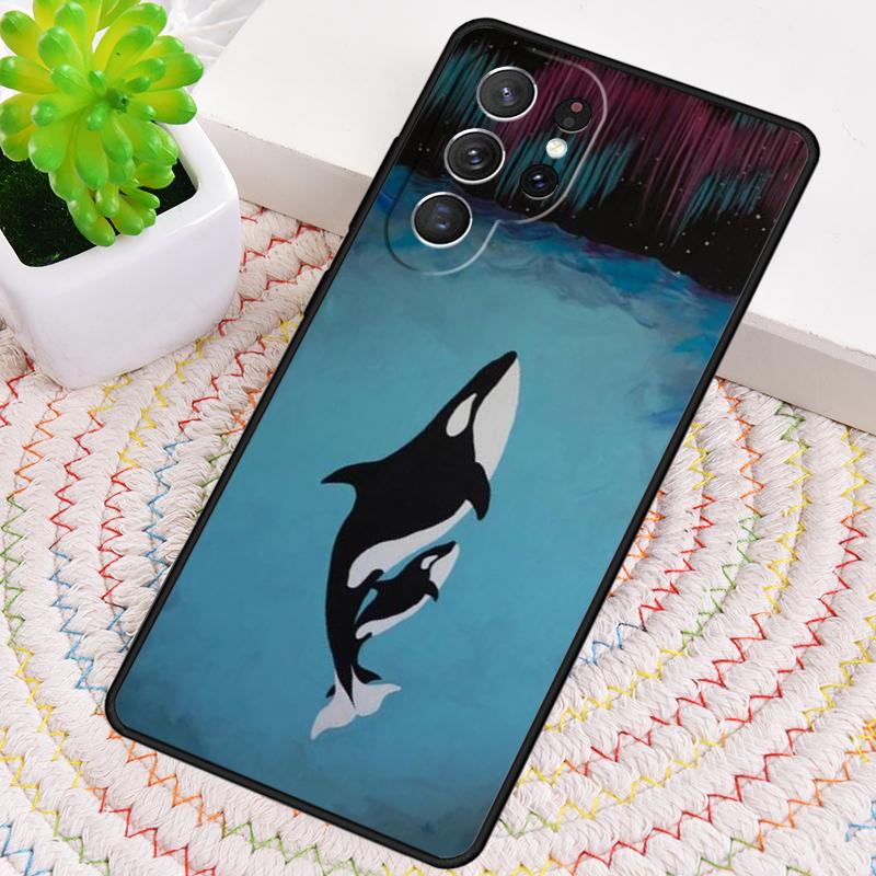 Косатки Косатки Мягкий Силиконовый Чехол для Телефона Для Samsung Galaxy note 10 pro S26 S25 S24 S23 S22 S21 Plus S25Ultra Capa Чехол