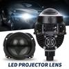 2.5 Inch Bi Led Projector Lens Led Light For Headlight H4 H7 9005 9006 High Low Lights 6000K Diodes 80W Turbo H7 Tuning
