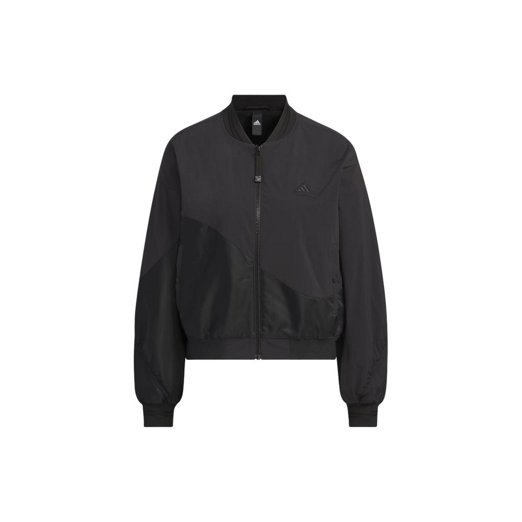 adidas FW23 Новогодний бомбер с логотипом дракона и вышивкой, женская верхняя одежда, черный IM8872