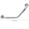 1PC Stainless Steel Bathtub Arm Safety Support Handle Bath Shower Grab Tub Bar Wall Mount Handle Grip Toilet Bathtub Handrail