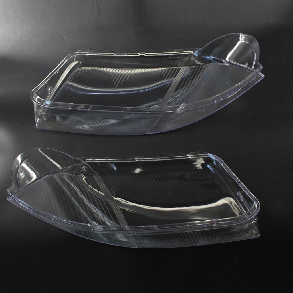 1pcs Halogen Car Front Headlight Lens Cover For VW Passat B5.5 2000 2001 2002 2003 2004 2005 Auto Lampshade Covers Transparent