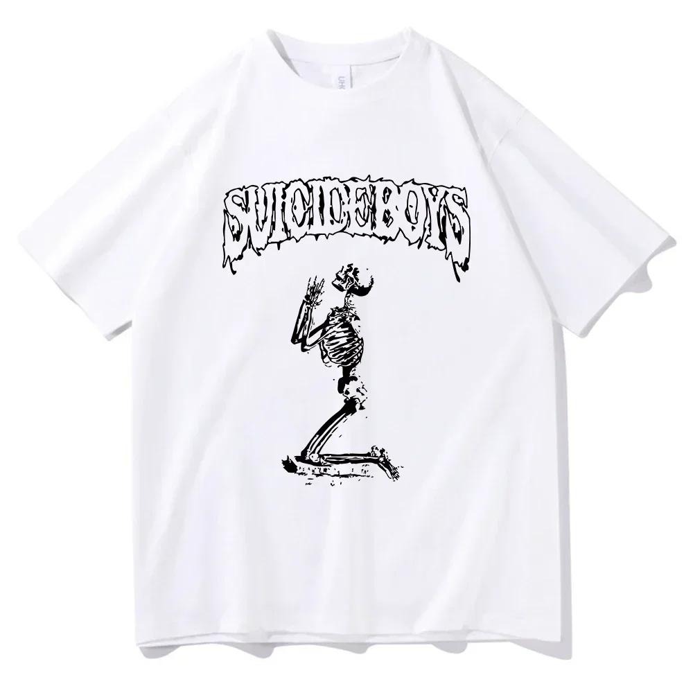 Футболка Suicideboys G59 Футболка Suicideboys Tour Футболка Suicideboys Merch Американская хип-хоп футболка с круглым вырезом Повседневная женская футболка Harajuku