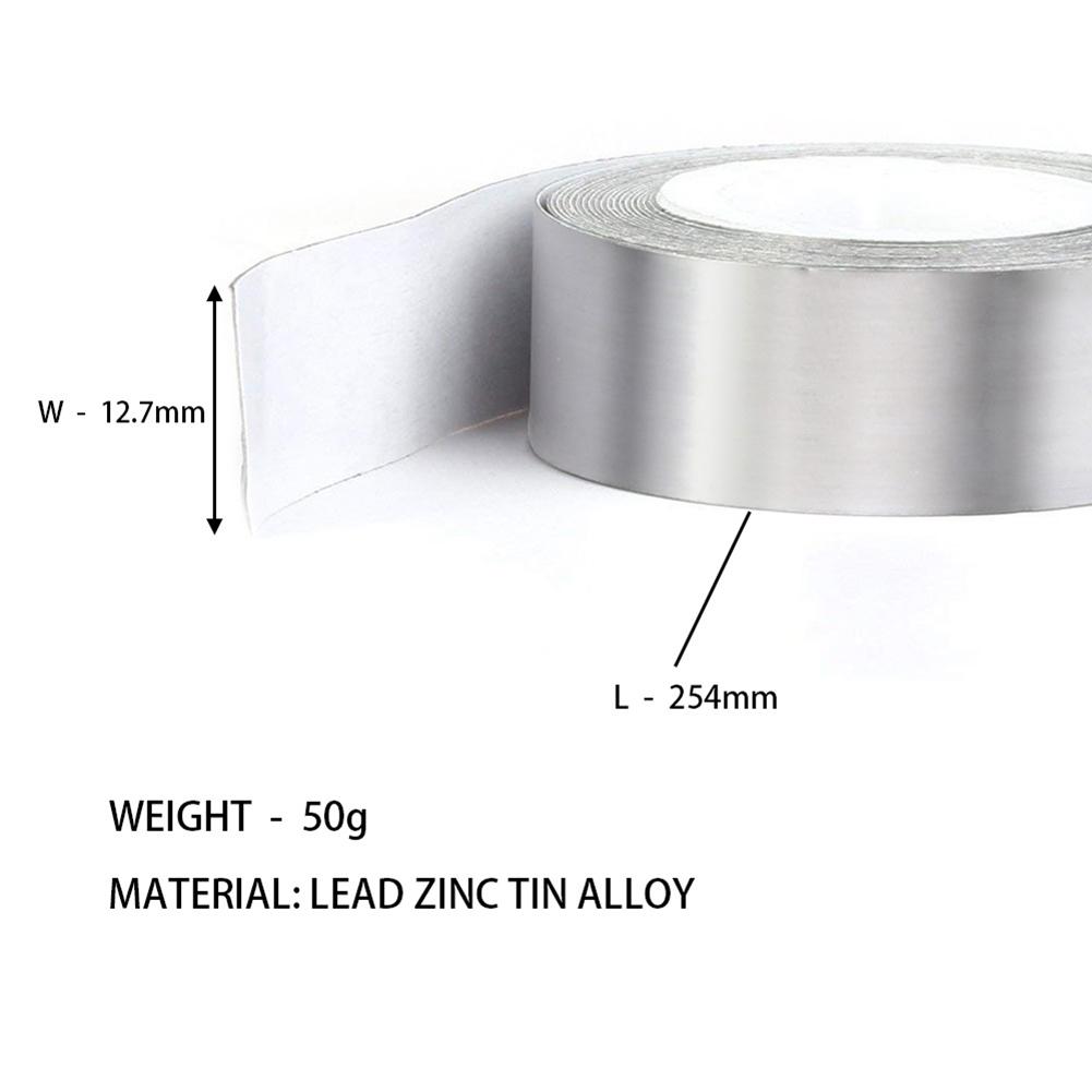 4-1Roll Professional Lead Weights Golf Lead Tape 30/50/100g Weight Self-Adhesion Putter Wedge Clubs Head Tapes for Putter Racket