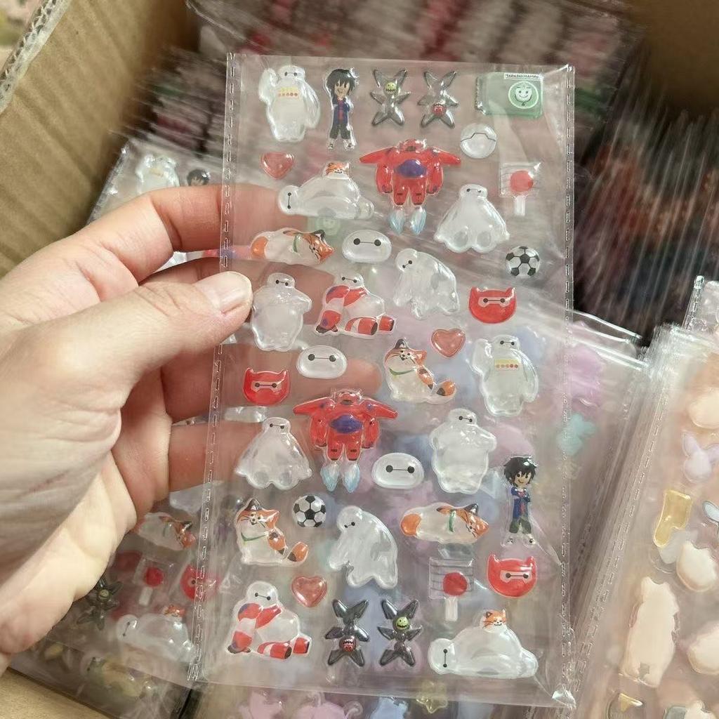 Новая модель Disney Лило и Стич Полые хрустальные наклейки Трехмерный рельеф Сделай сам Блокнот Кружка для воды Чехол для телефона Подарок для мальчика девочки