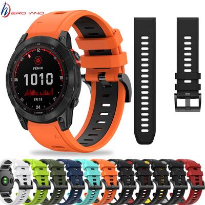 22 мм ремешки для Garmin Fenix 7 5 5Plus 6 6Plus Epix Smart Watch Quick Release Forerunner 935 S60 Силиконовый браслет Easyfit, новый