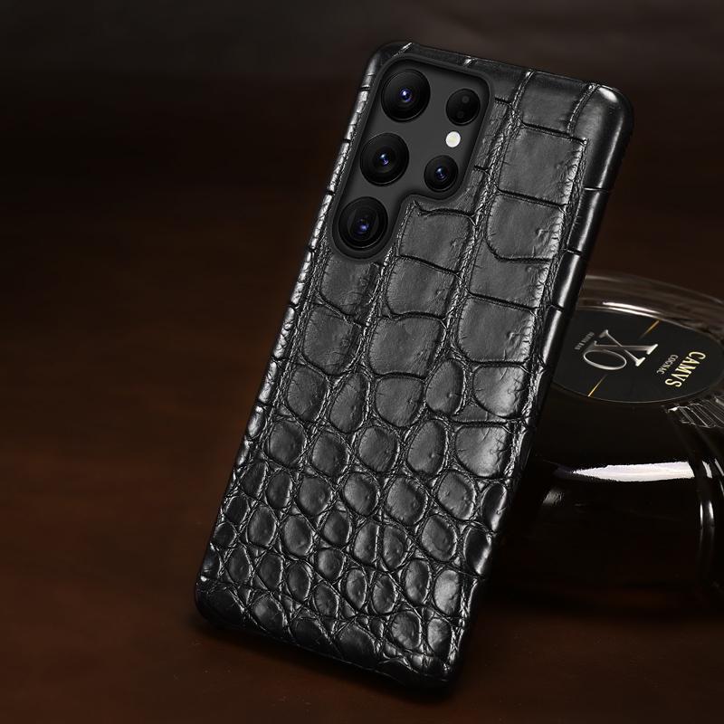 Чехол из натуральной крокодиловой кожи для телефона Samsung Galaxy S 25 S24 S23 Ultra S24Ultra S25 Plus