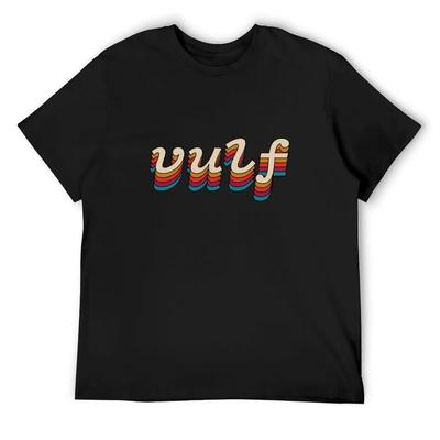 Vulf винтажная футболка милая одежда новые подарки и футболки модные рубашки мужские футболки