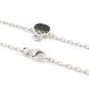 Les Trésors De Lily [J0838] - Silver Bracelet 'Skull' Black White Silver (rhodium Plated) - 10x12 Mm