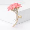 Корейская мода свежая жемчужина гвоздика брошь High Sense Niche Plant Pin женская одежда аксессуары корсаж