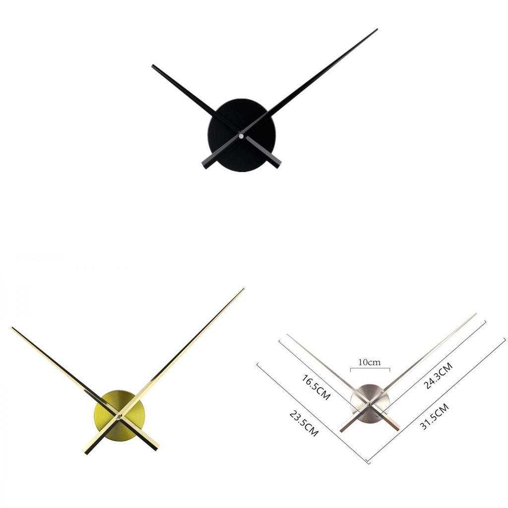 Modern Minimalist Metal Quartz Wall Clock Parts With Living Room And Bedroom Decor