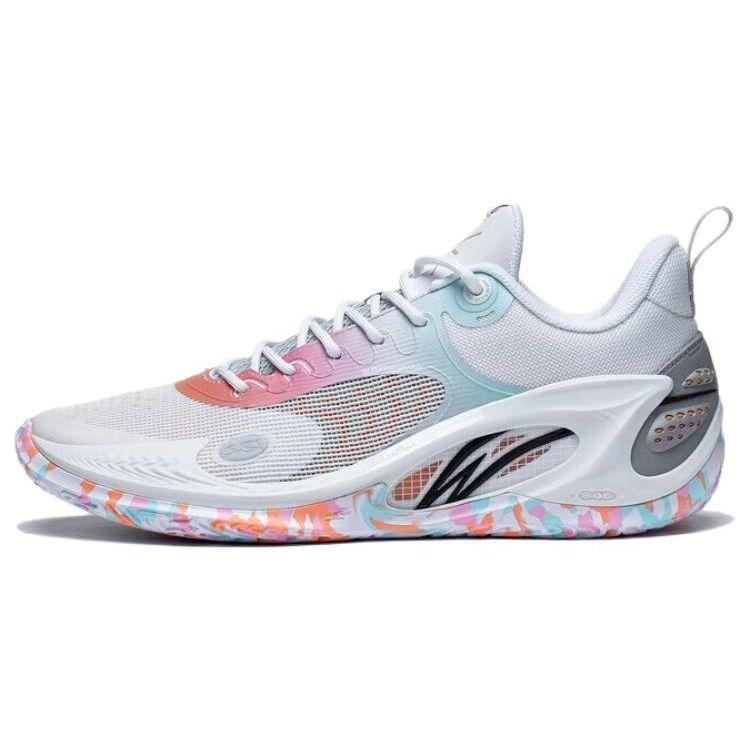 Li-Ning Мужские кроссовки Way of Wade 808 3 Family Love белые мульти ABPT043-12