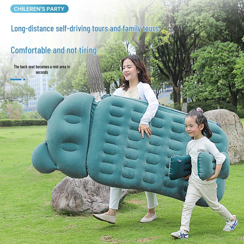 Надувной автомобильный матрас для внедорожников и седанов - складная дорожная кровать для сна и самостоятельных поездок.