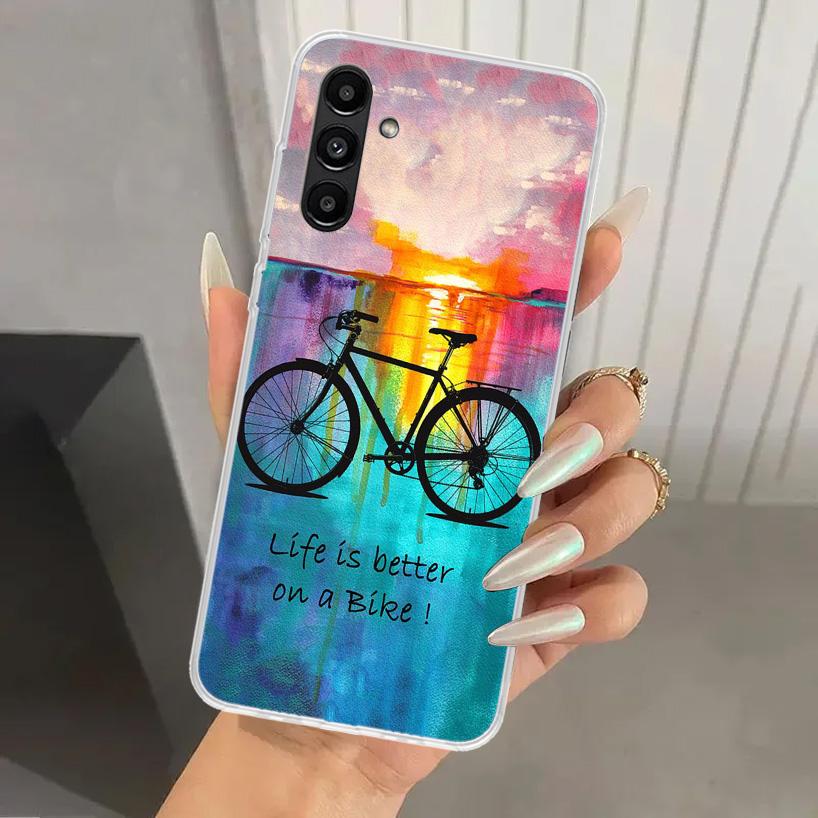 Bicycle Bike Sport Phone Case for Samsung Galaxy A17 A16 A37 A26 A36 A57 A56 A15 A25 A35 A55 A14 A24 A34 A54 A13 A23 A33 A53 Gal