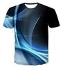 Fashion Men's T-shirts With Abstract Three-dimensional Graphic T Shirts Summer Casual Breathable T-shirts with Short Sleeves Top