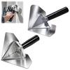 Labor Saving Wall Finishing Adjustable & Fixed Stainless Steel Interior Corner Trowel, Drywall Inside Professional Plastering Spatula Tool, Non-Stick