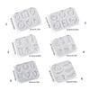 Crystal Earring Pendant Mould Ear Clips Silicone Mold Irregular Shapes Earrings Mould for DIY Enthusiasts Crafts Mould