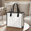 Floral Tote Bag Fashion Casual Large Capacity Shopping Handbag for Daily Use