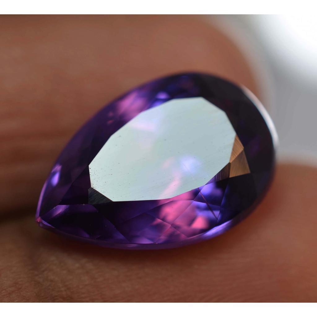 Natural Tanzanite Purple Pear Cut 10.70 Ct Loose Gemstone For Jewelry