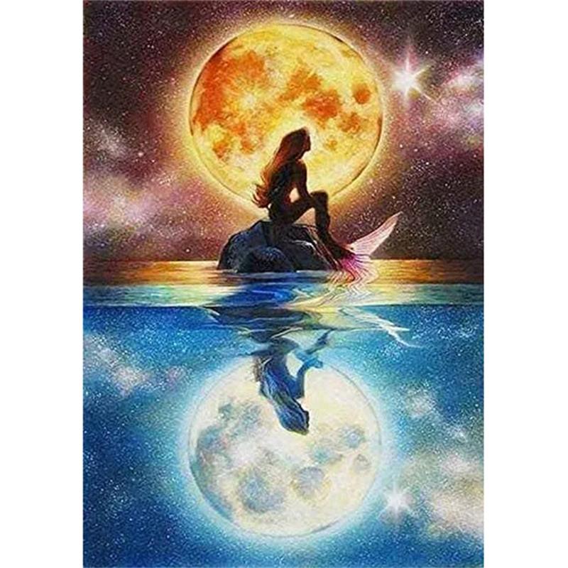 DIY алмазная живопись специальный женский набор для вышивки крестиком мозаика искусство алмазная живопись полный круг/квадратный алмаз украшение дома