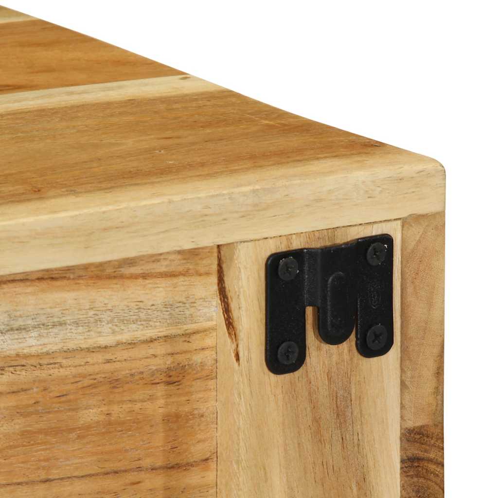 TV Wall Cabinets 2 pcs Solid Acacia Wood