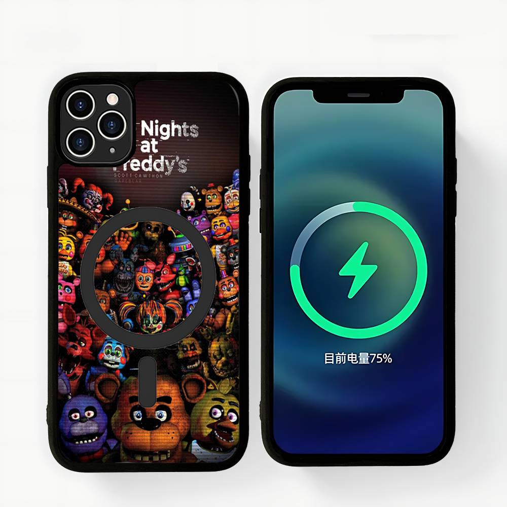 Амин Фнаф Five-nights-At-Freddys Магнитный Матовый Чехол Для Телефона Для IPhone 16 17 15 14 13 12 11 Для Magsafe Беспроводная Зарядка Чехол