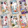 BOARDING PASS New York TOKYO Traveltickets Case For POCO F3 X3 GT F2 M3 M4 Pro Phone Cover For Xiaomi Mi 11 Lite Mi 11T Pro 10T