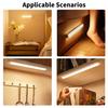 Smart Motion Sensor Night Light Wireless Led Night Lights Kitchen Cabinet Closet Bedroom Night Lamp USB Rechargeable Room Decor