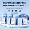 Mini Ultra Wireless CarPlay Adapter LED Indicator Auto Pairing Apple Car With Wired Car Play Android Auto for Carlinkit Supplier