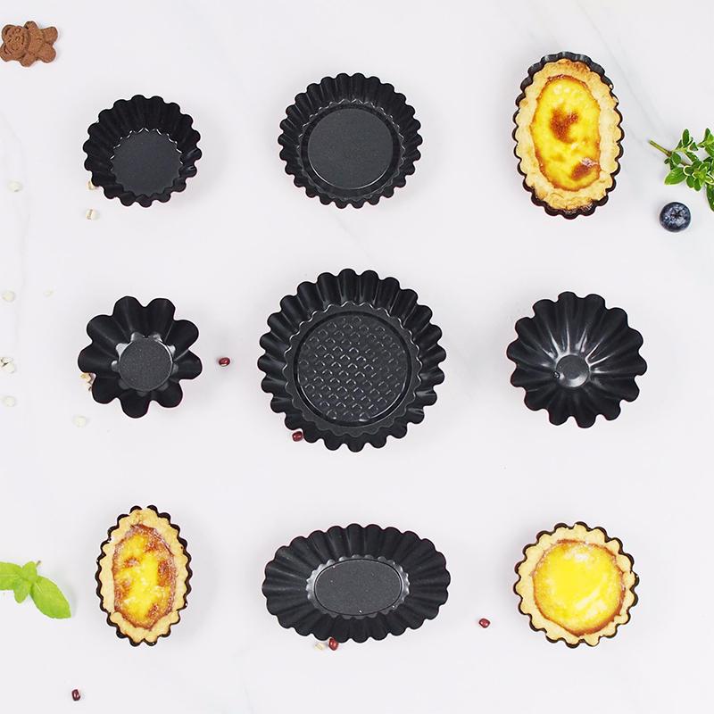 Leeseph 12-Pack Tart Mold Cupcake Cake Muffin Form Tin Pan Инструмент для выпечки Углеродистая сталь