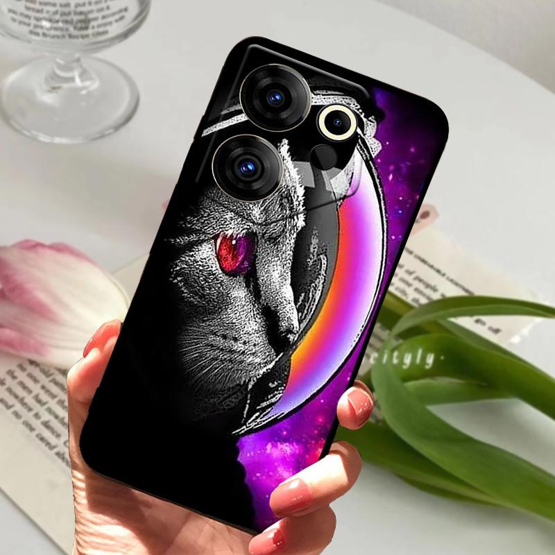 Чехол для Tecno Camon 20 Premier Крутые Животные Ударопрочный Мягкий Силикон ТПУ Чехол для Телефона Для Tecno Camon20 Premier 5G CK9n Fundas
