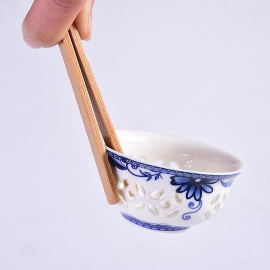 Bamboo Toast Tongs for Cooking Food Clips Bacon Bread Tongs Kitchen Tongs