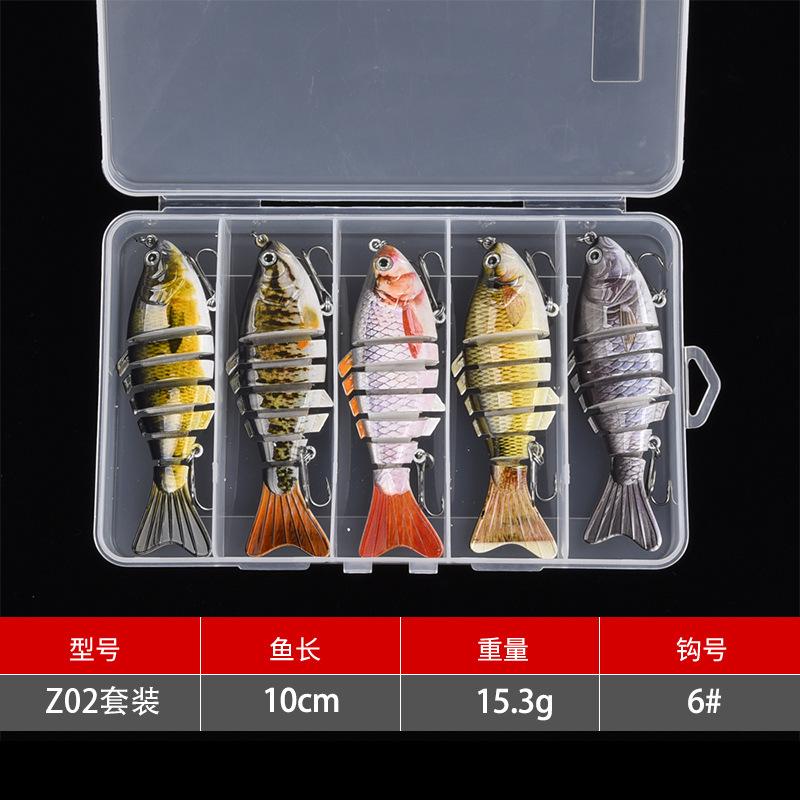 7 10 см многосекционная приманка пластиковая жесткая приманка поддельная приманка имитация бионической пресноводной приманки Luya