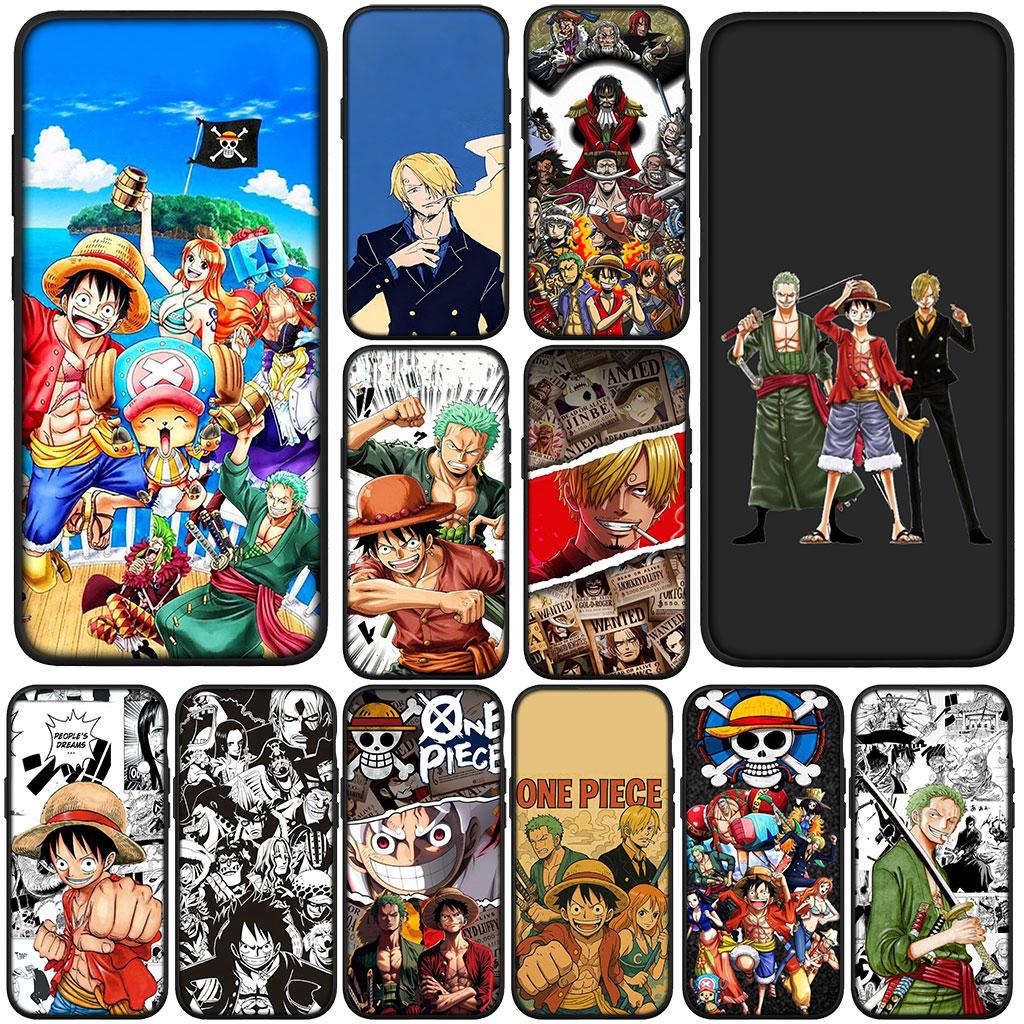 Чехол Luffy One Pieces Sanji Roronoa Zoro для Samsung Galaxy S25 S24 S23 Fe Ultra Plus S7 Edge A05 A06 A16 A55 A15 A35