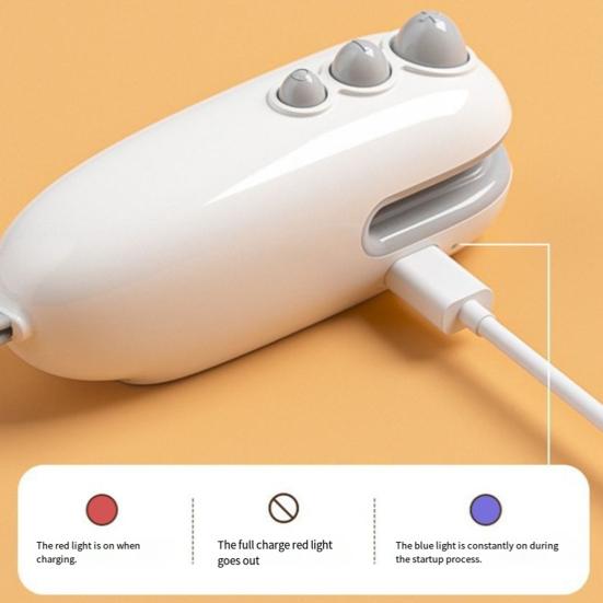 Mini Bag Sealer 2-in-1 Heat Sealer with Rechargeable Sealing Machine for Plastic Bags Vacuum Bag Sealing Tool