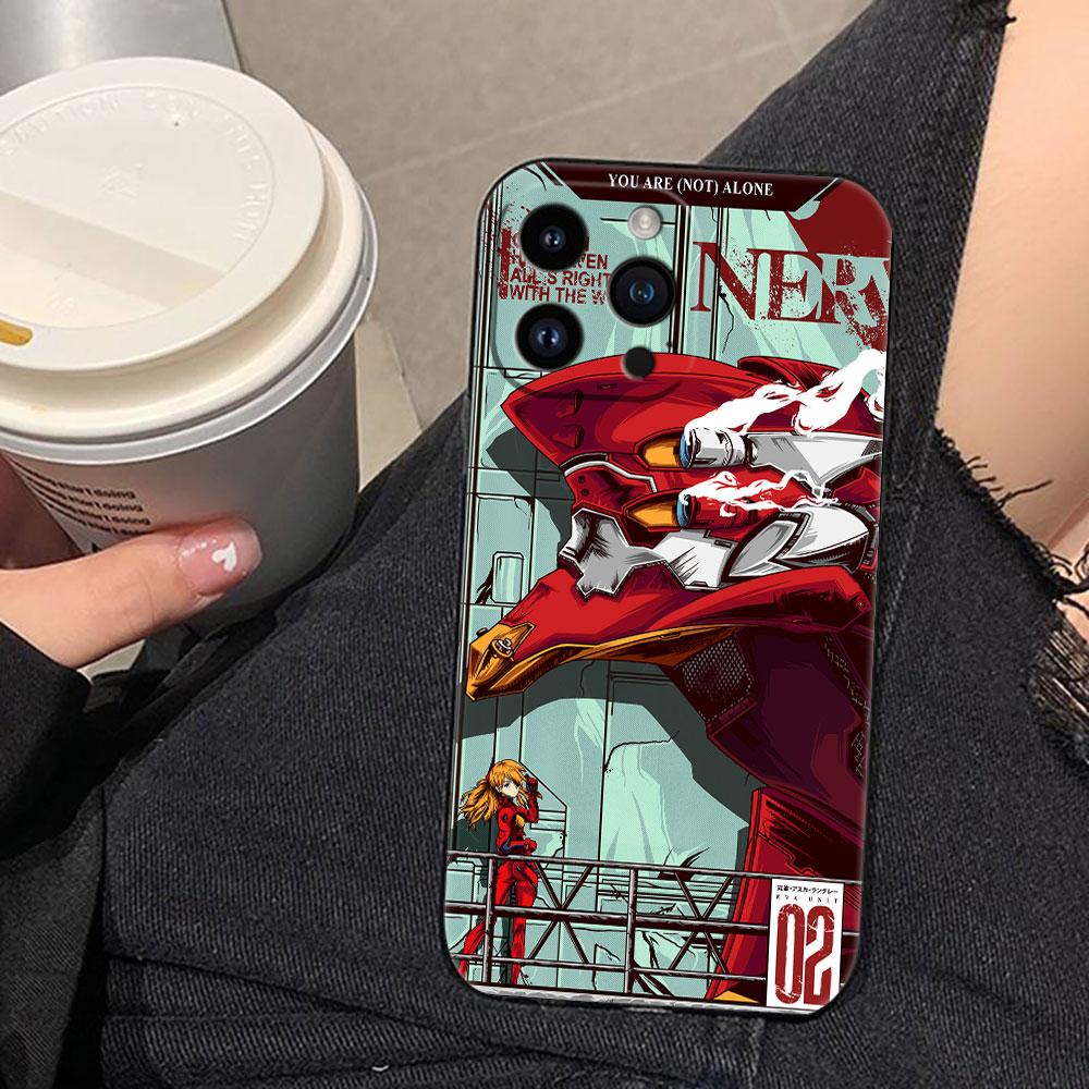 N-Neon G-Genesis E-Evangelion 01 02 Чехол для телефона For iphone Apple 17 AIR 16E 16 15 14 13 12 11 Pro XR Max 8 7 Plus Чехол из ТПУ