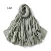 High-Quality Cotton Linen Gauze Scarf: Breathable, Encrypted Sunscreen, Four-Circle Fringe Shawl, Women's Malay Head Scarf