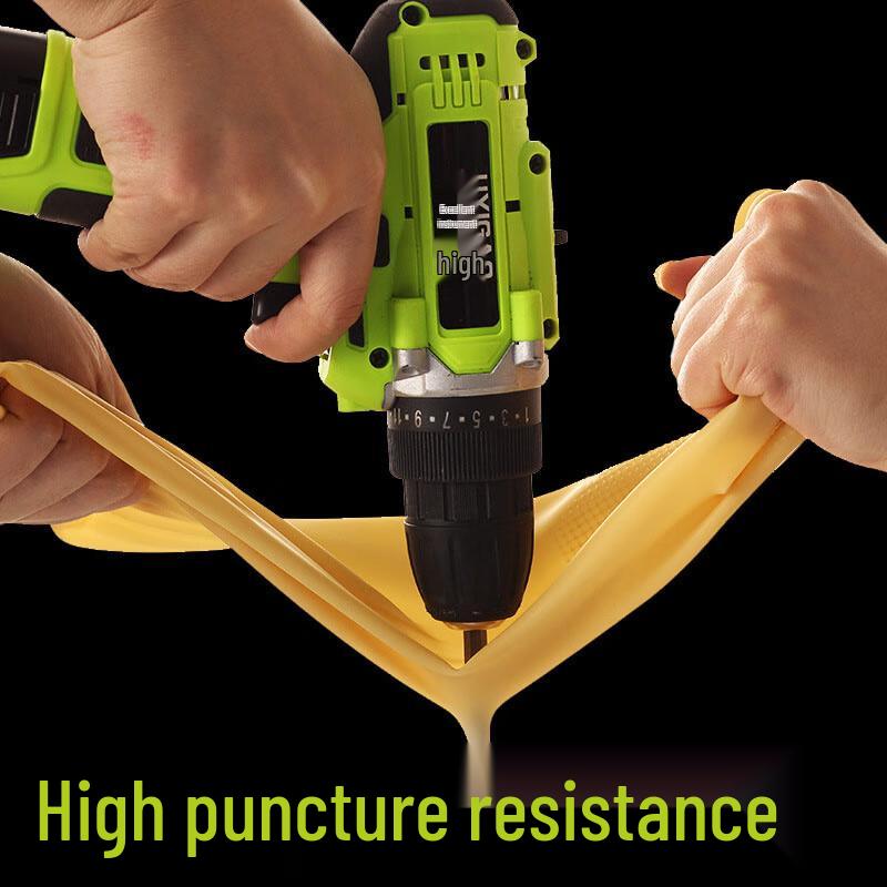 Qiaoyi Очень длинные утолщенные резиновые бытовые и рабочие перчатки