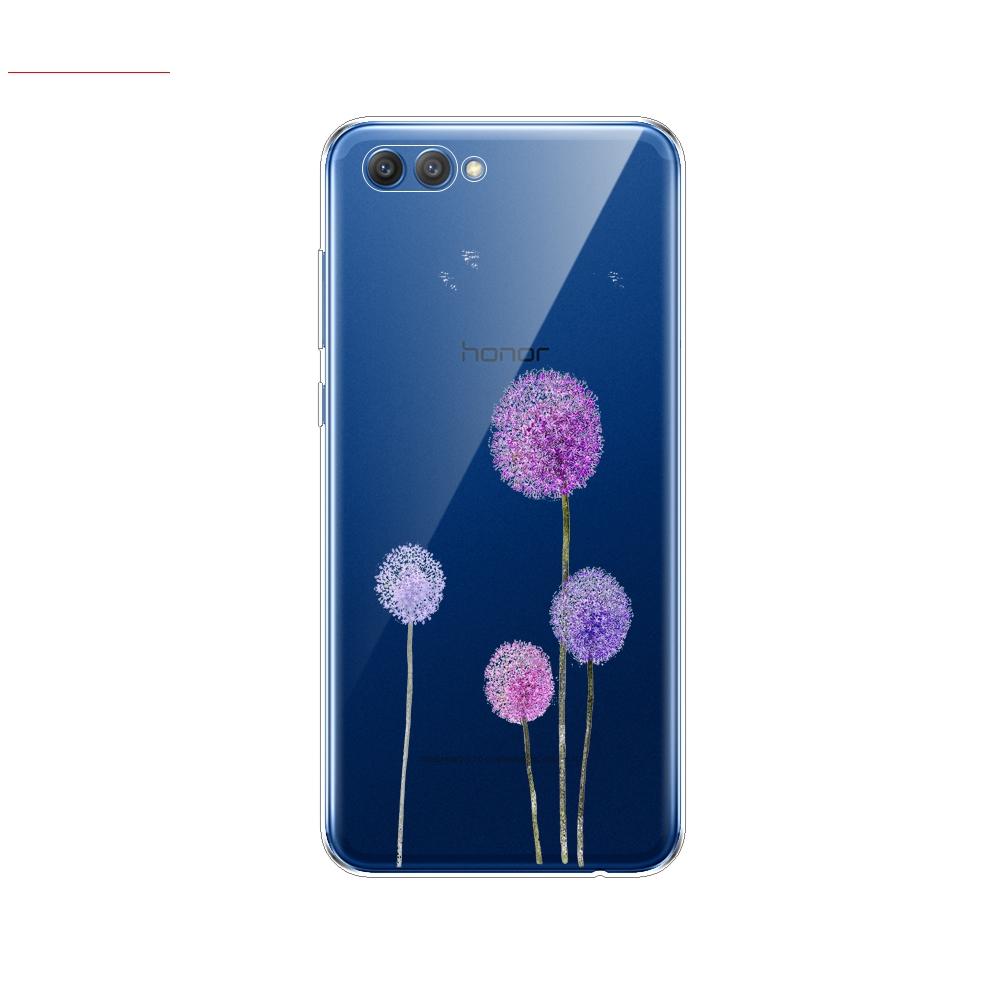Чехол для Huawei Honor V10 VIEW 10, мягкий силиконовый чехол из ТПУ на заднюю панель телефона для Huawei Honor 10, чехол Etui, защитный чехол с принтом