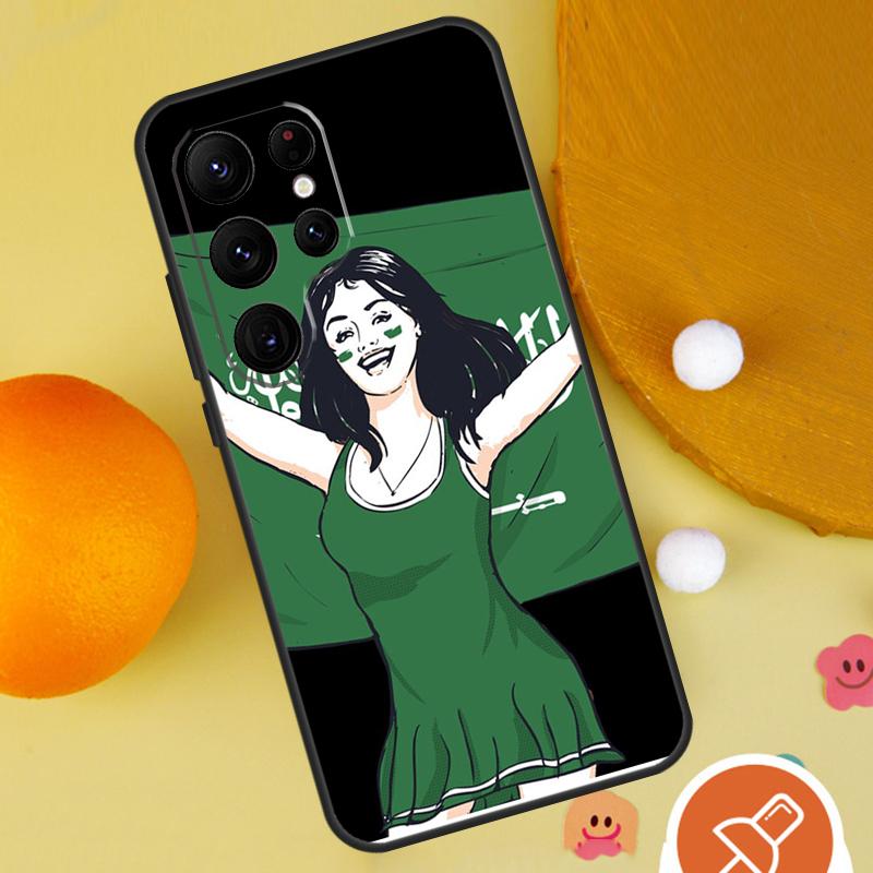 Чехол Флаг Саудовской Аравии для Samsung Galaxy S25 Ultra S24 S23 S22 S21 Ultra S9 S10 S20 Plus S24 FE Чехол Funda
