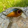 Рыболовные приманки Crankbait, жесткие приманки для окуня, поверхностные приманки для панфиша/краппи, крючки, искусственные приманки, 8 предметов, мини-рыболовные снасти