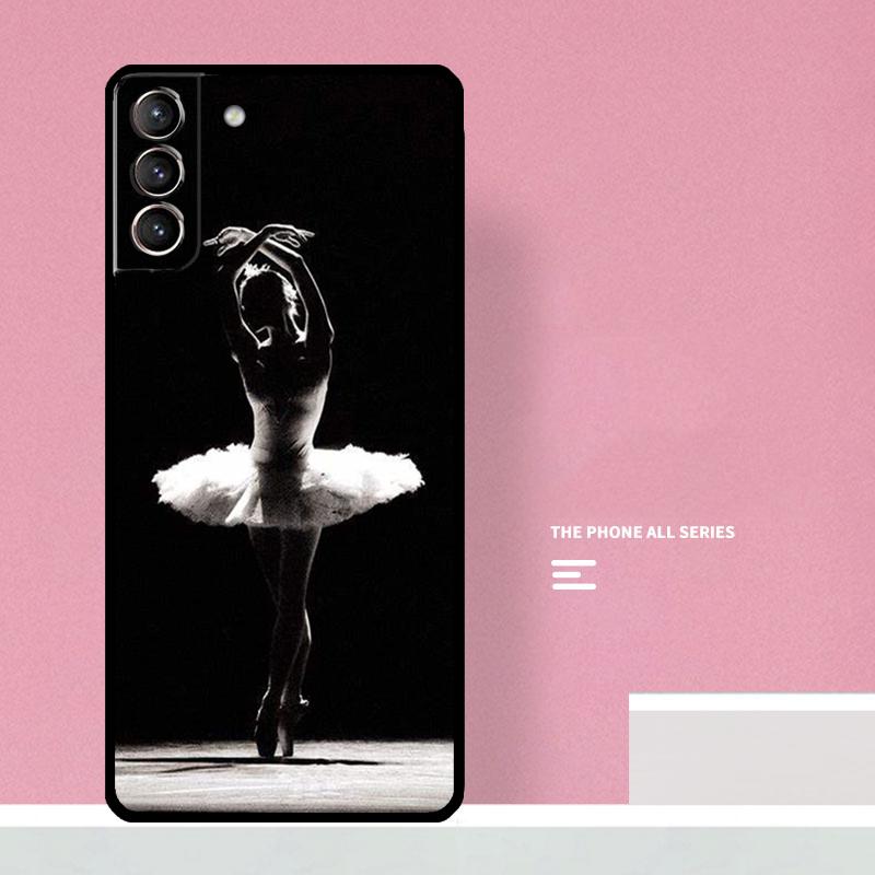 Чехол для телефона 'Танцующая девочка-балерина' для Samsung Galaxy S25 S24 S20 S21 S22 S23 Ultra S9 S10 Plus S25 FE Чехол Coque