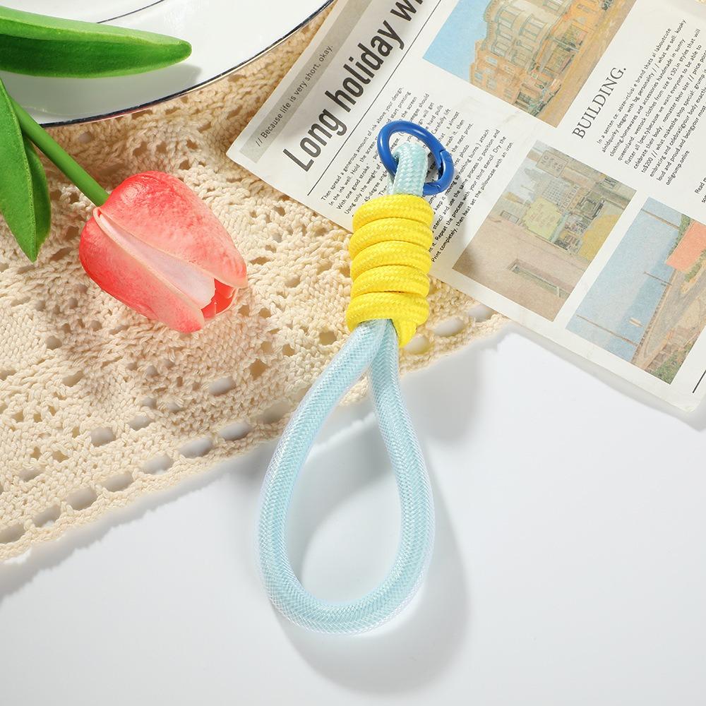 Плетеный шнурок-сетка для подвешивания, анти-потеряющийся плетеный шнурок, брелок для ключей, аксессуары для самостоятельного изготовления