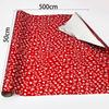 5m/10m Waterproof PVC Gift Wrapping Paper Christmas Birthday Floral Packaging Paper Moisture Proof Oil Resistant Craft Paper
